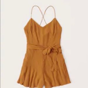 Abercrombie & Fitch, Cross-back Romper, NWT
